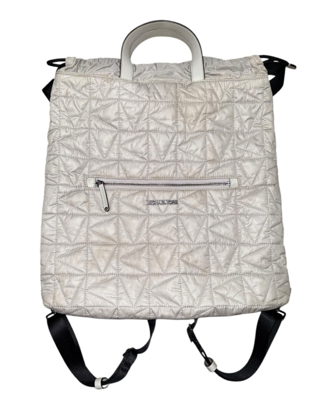 Michael Kors Quilted Backpack/Shoulder Bag